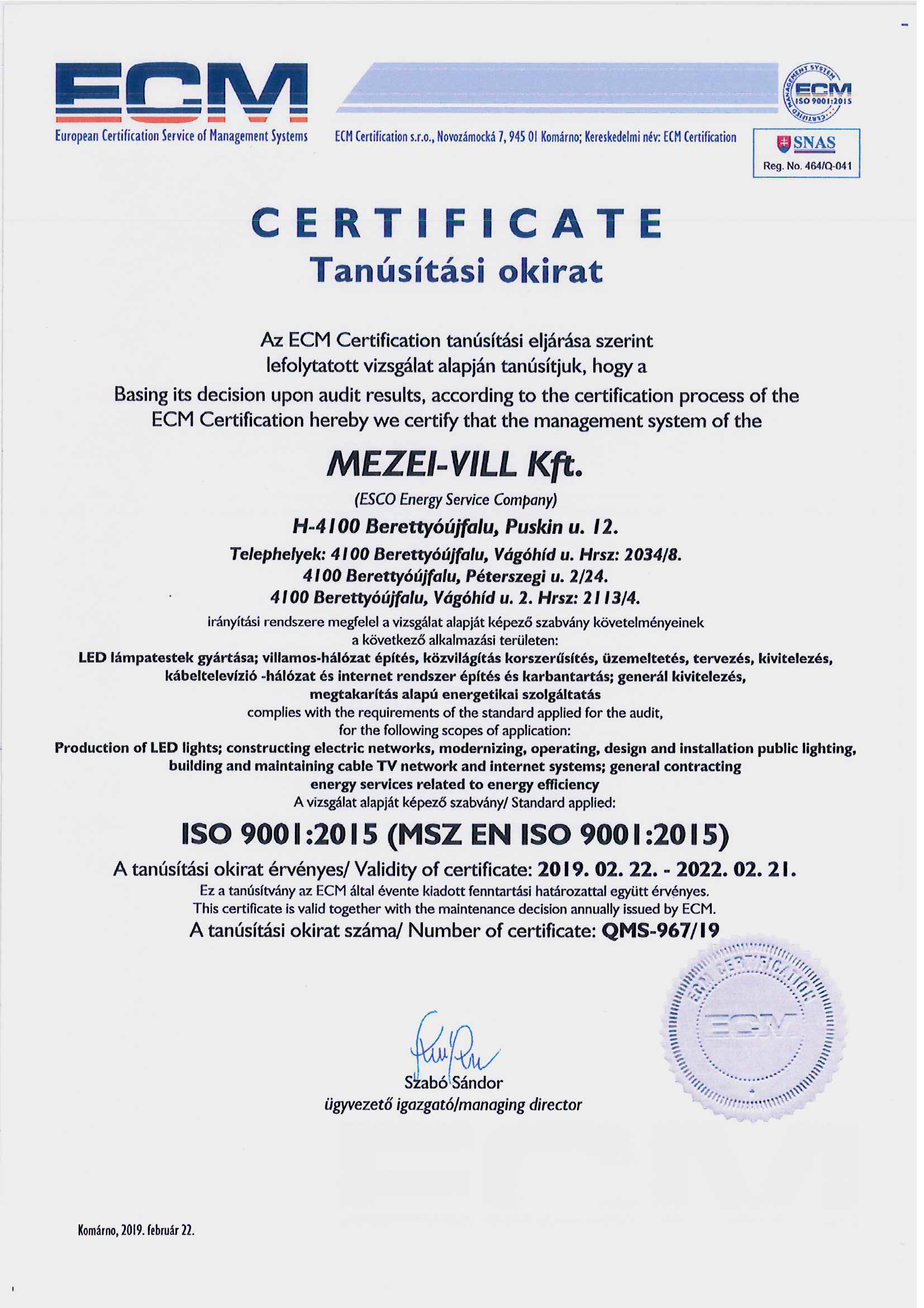 ISO 9001 